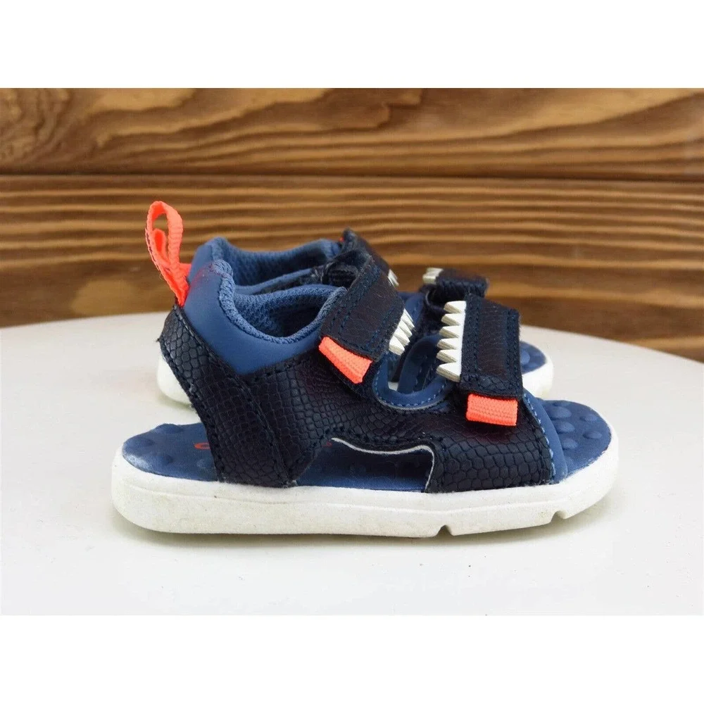 Carter's Sz 8 Toddler Boys‎ Gladiator Black Synthetic  Medium